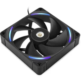 NZXT F140X černá / 140mm / Fluid Dynamic Bearing / 41 dB @ 2400 RPM / 81 CFM / 4-pin PWM + 4-pin RGB (RF-U14PN-B1)