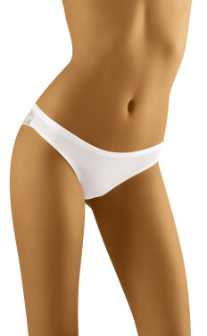 Dámské kalhotky s krajkou bílé model 15618653 - Wolbar Barva: bílá, Velikost: L
