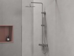 RAVAK - Sprchový set s termostatem, průměr 25 cm, chrom X070539