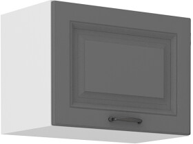 Horní skříňka nad digestoř Stilo 50 GU-36 1F Barva korpusu: Bílá, Barva dvířek: Dust Grey