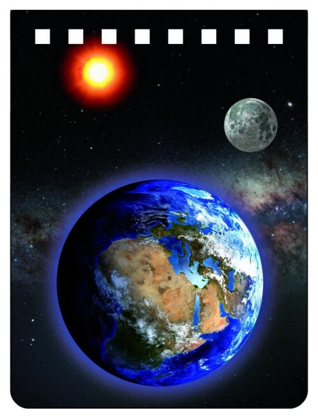 Notebook 3D - A7 Earth Sun Moon