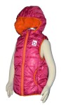 Vesta dětská nylonová, Pidilidi, PD974, holka - 86/92 | 18-24m