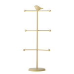 Bloomingville Kovový stojan na hrnky Dean 44 cm, krémová barva, kov
