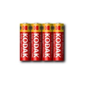 Kodak HEAVY DUTY zinco-chloridové baterie AAA (fólie) 4ks (30411715)