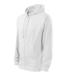 Trendy Zipper mikina pánská bílá S
