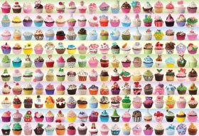 EUROGRAPHICS Puzzle Barevné dortíky (Cupcakes)