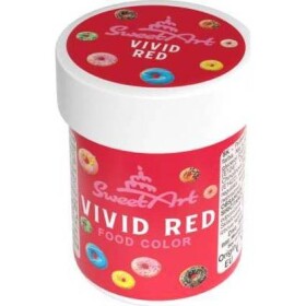 SweetArt gelová barva Vivid Red (30