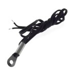 NTC termistor 10 kiloohm B3950 - teplotní čidlo s hlavou M4, kabel 1 m