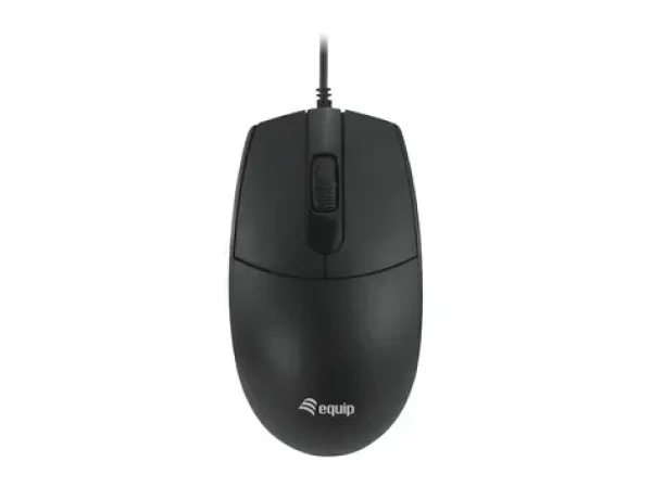 Equip Silent černá / Drátová myš / USB-A / 1200 DPI / Tichá / 1,5 m (245117)