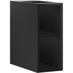 MEXEN - Box-A otevřená skříňka s policí 20, černá mat 91AX2-0200-470-0-71