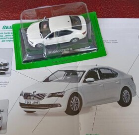 Škoda Superb III 2015, 1:43 De Agostini, kaleidoskop vozů , DeA