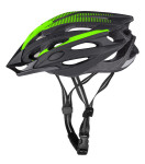Cyklistická přilba na kolo Etape TWISTER, barva černá/zelená mat (velikost S/M pro obvod hlavy 55-58 cm)