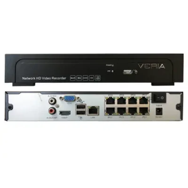VERIA NVR 8108P + 8POE IP záznamové zařízení (NVR 8108P)