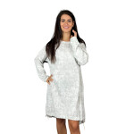 HOSH Mikinové šaty BLAIR Velikost: UNI, Barva: Béžová