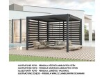 Hliníková pergola – LanitPlast Bioclimatic Basic 43