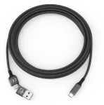 Smrter Speedy černá / Nabíjecí a datový kabel / USB-C / 1 m (SMRTER_SPEEDY_C_BK)