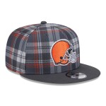 New Era Pánská kšiltovka Cleveland Browns NFL 2024 Sideline Statement 9FIFTY Snapback - Šedá