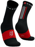 Kompresní ponožky Compressport Ultra Trail Socks V2.0 - Black/Red Velikost: EU 42-44