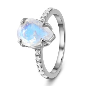 Emporial stříbrný prsten GU-DR23096R-SILVER-MOONSTONE-TOPAZ Velikost: 10 (EU: 61-63)