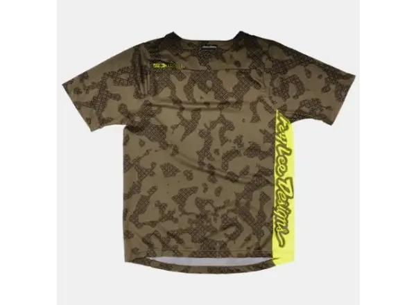Troy Lee Designs Skyline Scrubland dětský dres krátký rukáv Olive vel. XS