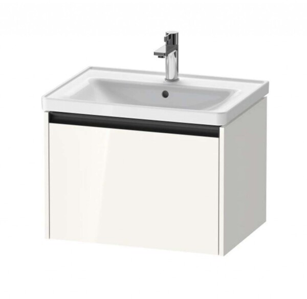 DURAVIT - Ketho.2 Umyvadlová skříňka 44x63x46 cm, 1 zásuvka, lesklá bílá K25082022220000