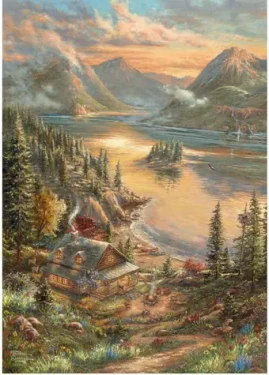 SCHMIDT Puzzle Thomas Kinkade Studios: Splendor on the Lakeshore