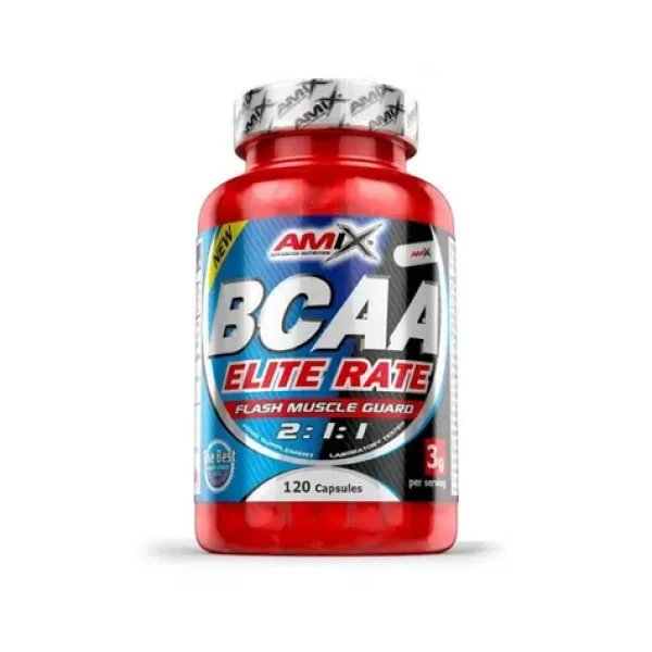 BCAA Elite Rate - Amix (bez příchuti, 220 kaps.) (8142-2-220kaps-bez-prichute)