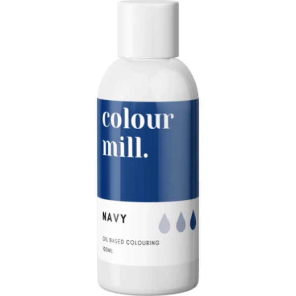 Olejová barva 100ml vysoce koncentrovaná námořní modrá - Navy - colour mill