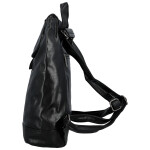 Trendy dámský koženkový kabelko-batoh Vexen, černý