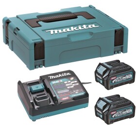 Sada akumulátorů Makita XGT 40V/2,5Ah BL4025 s rychlonabíječkou 191J81-6