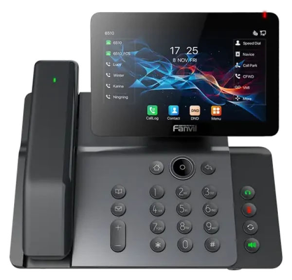 Fanvil V66 tmavě šedá / IP telefon / dotykový 7" IPS displej / Wi-Fi / Bluetooth 5.4 / PoE / 20 linek (V66)