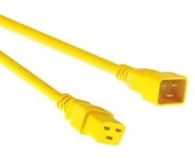 Mercodan C20-C19 žlutá / Napájecí kabel (509780139)