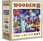 WOODEN CITY Dřevěné puzzle Noční New York