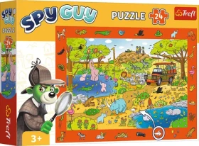 Trefl - Puzzle - Puzzle s hledáním obrázků Spy Guy: Safari