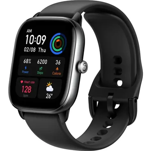 Amazfit GTS 4 mini černá / Chytré hodinky / 1.65" AMOLED / snímač tepu / BT 5.2 / GPS / snímač SpO2 / 5 ATM (6972596105176)