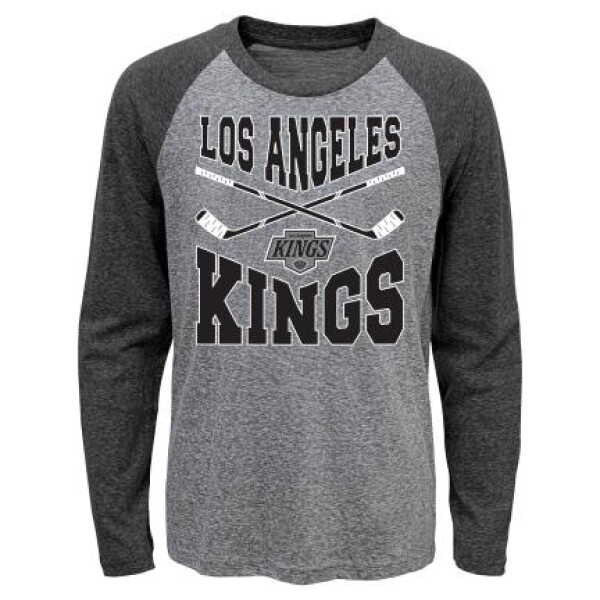 Outerstuff Dětské Tričko Los Angeles Kings Cross Stick Ls Triblend Raglan Velikost: Dětské let)