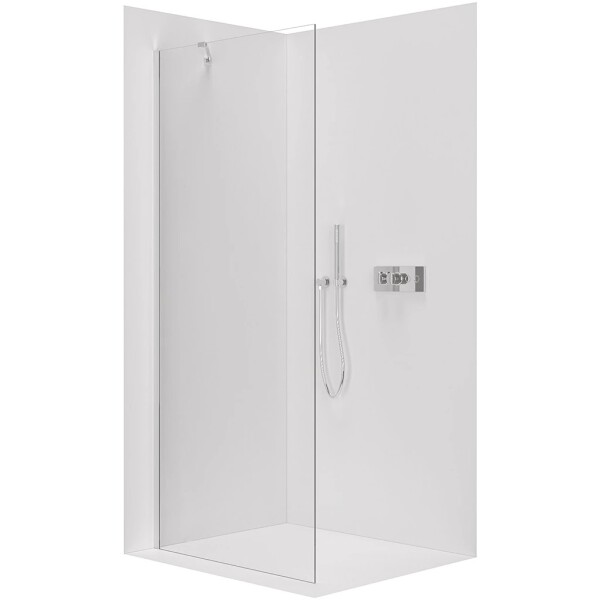 CERANO Sprchová zástěna Walk-in Onyx Y L/P - 10 mm - chrom, transparentní sklo - 130x200 cm