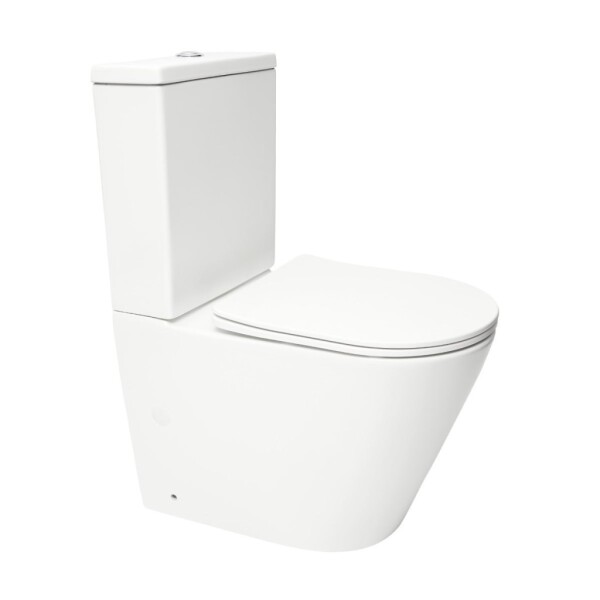 WC kombi komplet kombinovaný SAT Infinitio bílá matná mat vario odpad SATINF031VPSNWM SATINF031VPSNWM