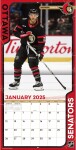 JF Turner Kalendář Ottawa Senators 2025 Wall Calendar