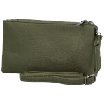Stylová dámská koženková crossbody kabelka MaxFly Gimalli, tmavě zelená