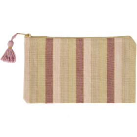 MADAM STOLTZ Kosmetická taštička Striped Cotton, multi barva, textil