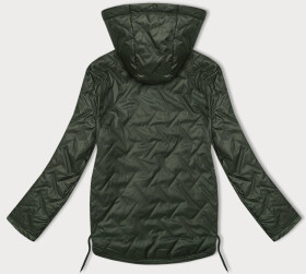 Tenká prošívaná plus size bunda v khaki barvě S'West (B8361-11) odstíny zelené 52