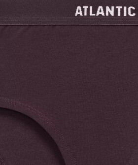 Kalhotky Atlantic 3CLP-009/Z25 Maxi Sport A'3 S-2XL černo-růžovo-šedá melanž M