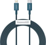 Baseus CATLYS-C03 Kabel USB-C (M) - Lightning (M) 2 m modrá / 20W (CATLYS-C03)