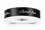 Cake star stuha SWEET LOVE černá 25mm x 45m