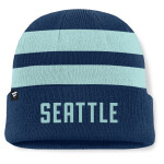 Fanatics Pánská zimní čepice Seattle Kraken NHL Swipe Cuffed Beanie