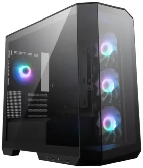 MSI MAG PANO M100R PZ černá / ATX / 1x USB 3.2 USB-C 1x USB 3.2 / 4x 120 ARGB / bez zdroje / průhledná bočnice (306-7G24R25-HH9)