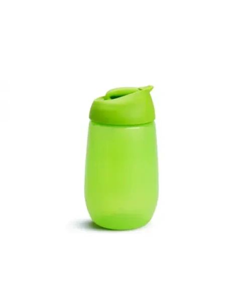 Munchkin - Hrneček s brčkem Simple Clean 296ml - zelená / od 12 měsíců (5019090900171)