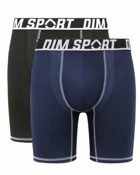 Pánské boxery DIM 0A6V SPORT LONG 2 kusy