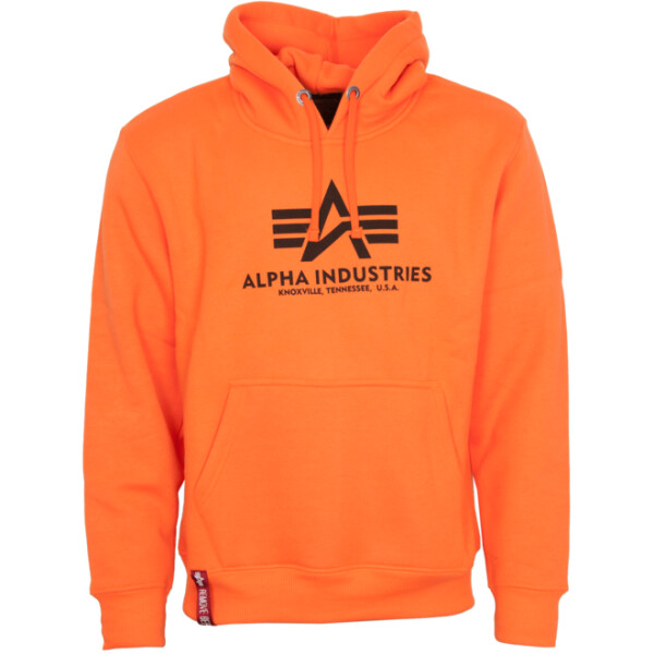 Alpha Industries Mikina Basic Hoody greyblack/black XXL